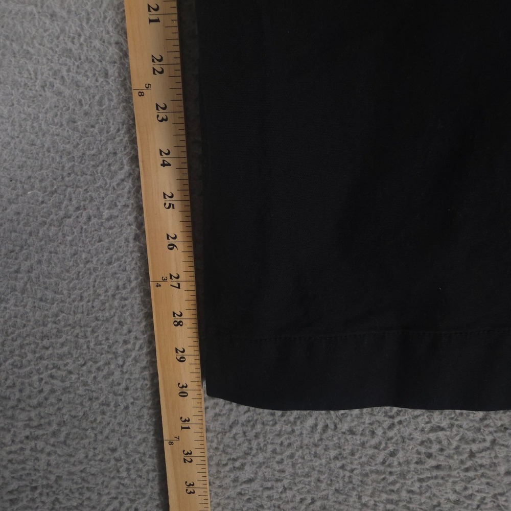 Old Navy Pants Women 14 Black Mariner Extra High-Waisted Wide-Leg Cotton Stretch - Picture 3 of 10